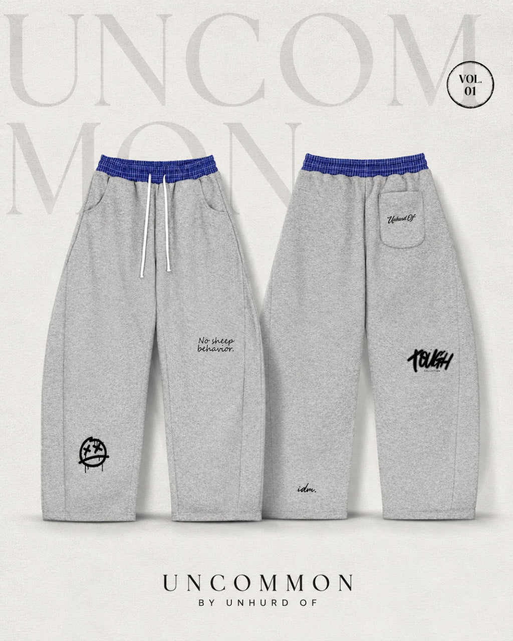 No Sheep Behavior Barrel Sweatpants