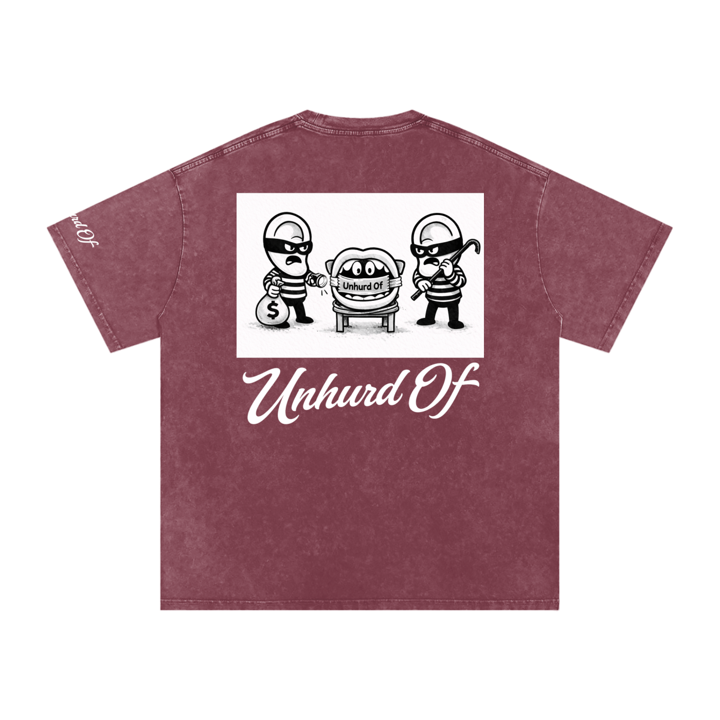 Unhurd Of Heist Tee – Black Wash