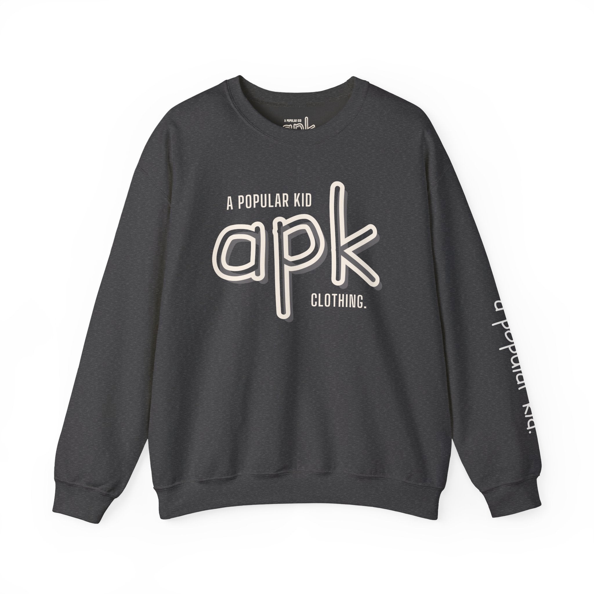 APK Clothing Crewneck Sweatshirt — "A Popular Kid" Graphic Pullover