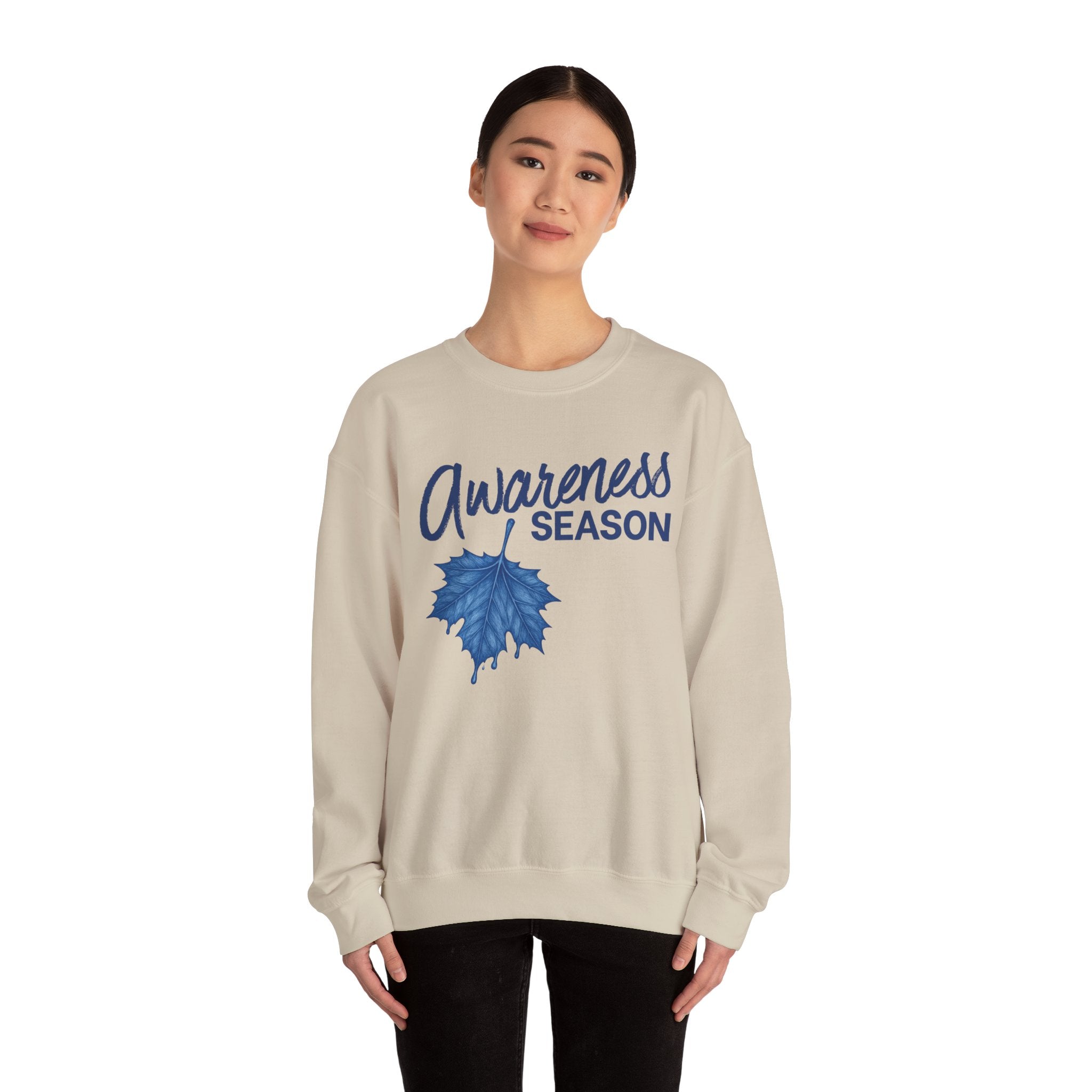 Awareness Season Crewneck Sweatshirt — "Sometimes You Gotta Let Them Find Their Own Way"