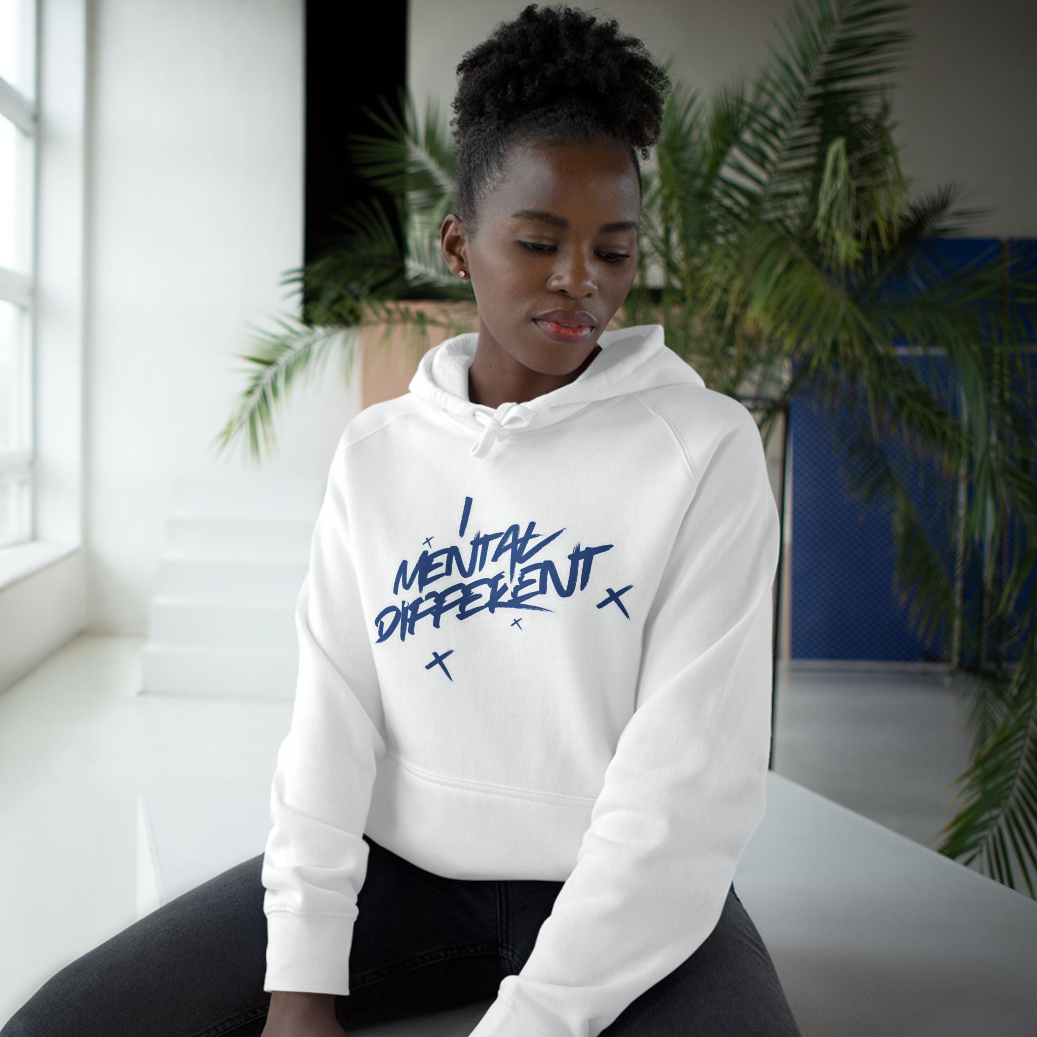 Mental Clarity Hoodie — 'Mentally Different' Graphic Pullover