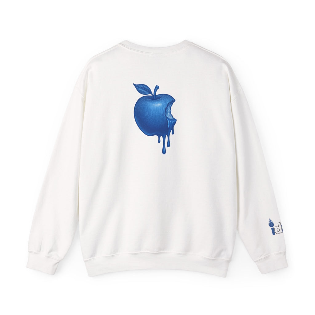 Putting Yourself First Isn’t Selfish Crewneck Sweatshirt — White Motivational Graphic Pullover