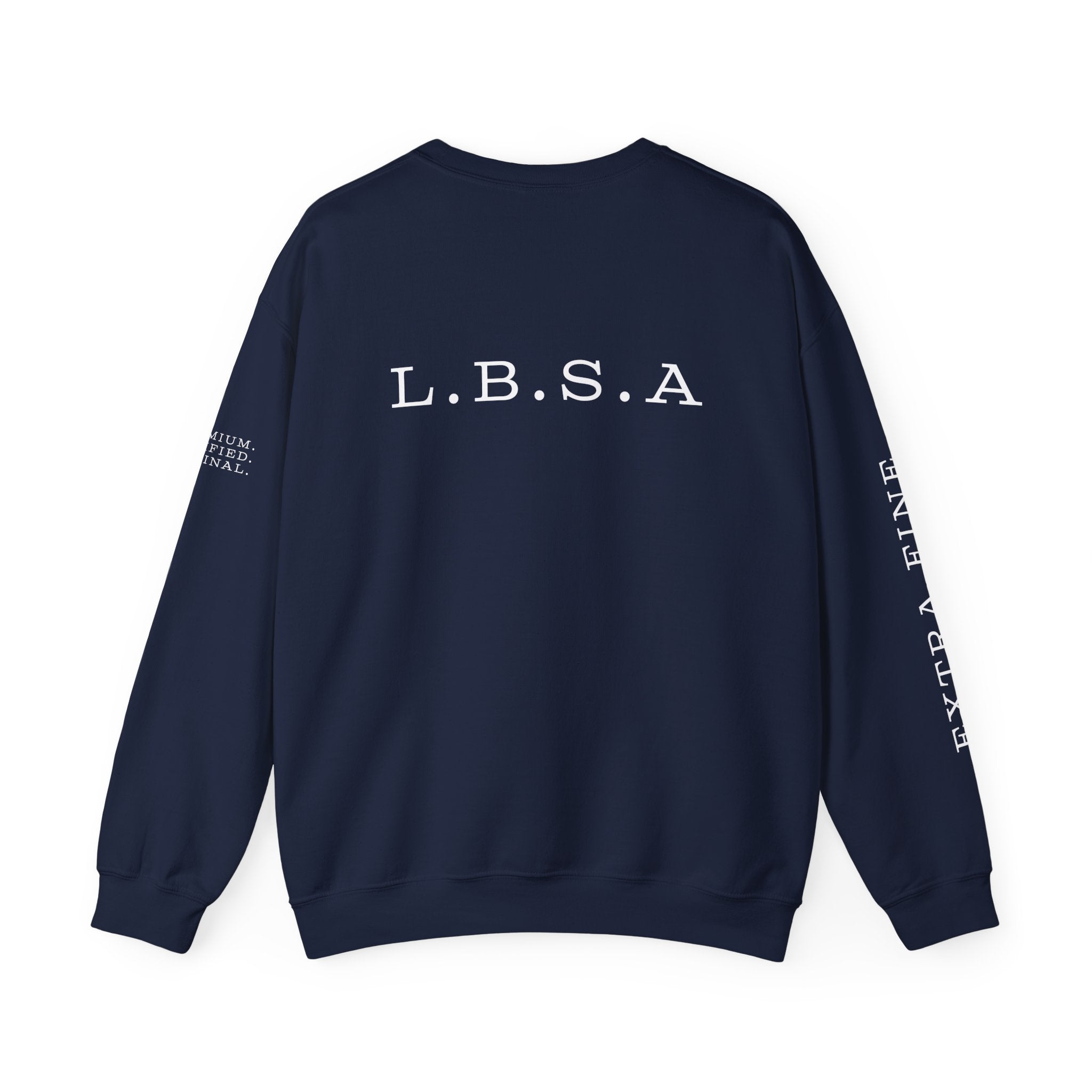 LBSA Crewneck Sweatshirt — "Light Brown Sugar Association" Minimal Logo Pullover