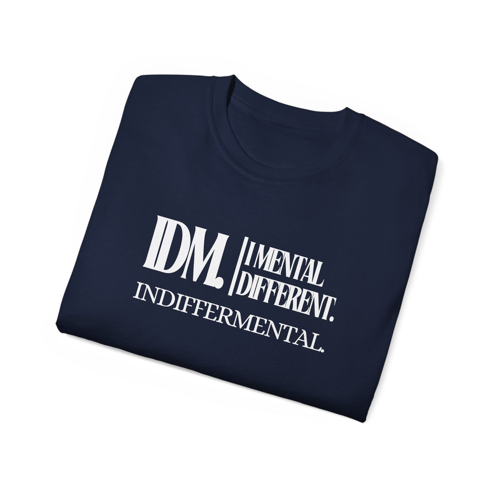 Indiffermental 'Mental Different' Graphic Tee — Tree & Logo Streetwear T‑Shirt
