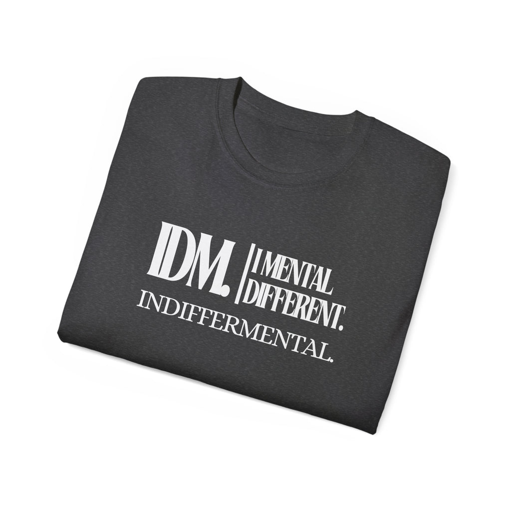 Indiffermental 'Mental Different' Graphic Tee — Tree & Logo Streetwear T‑Shirt