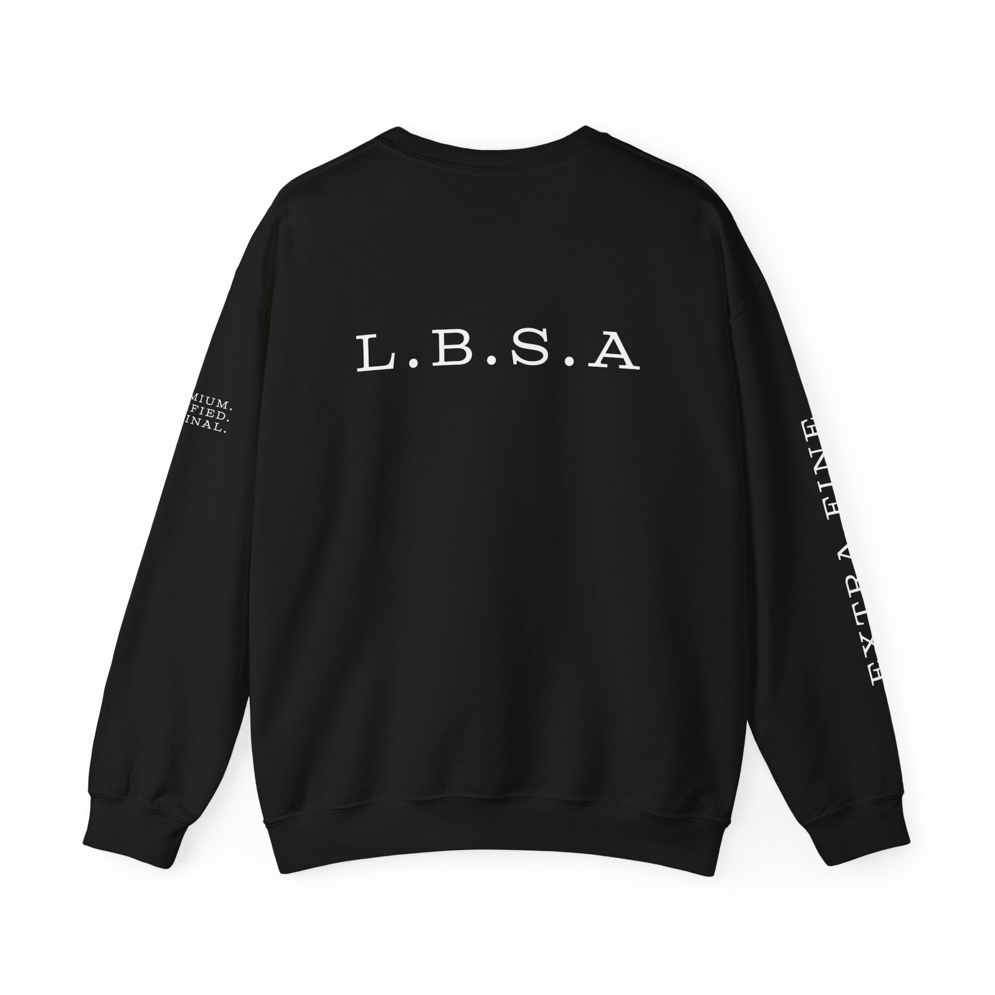 LBSA Crewneck Sweatshirt — "Light Brown Sugar Association" Minimal Logo Pullover