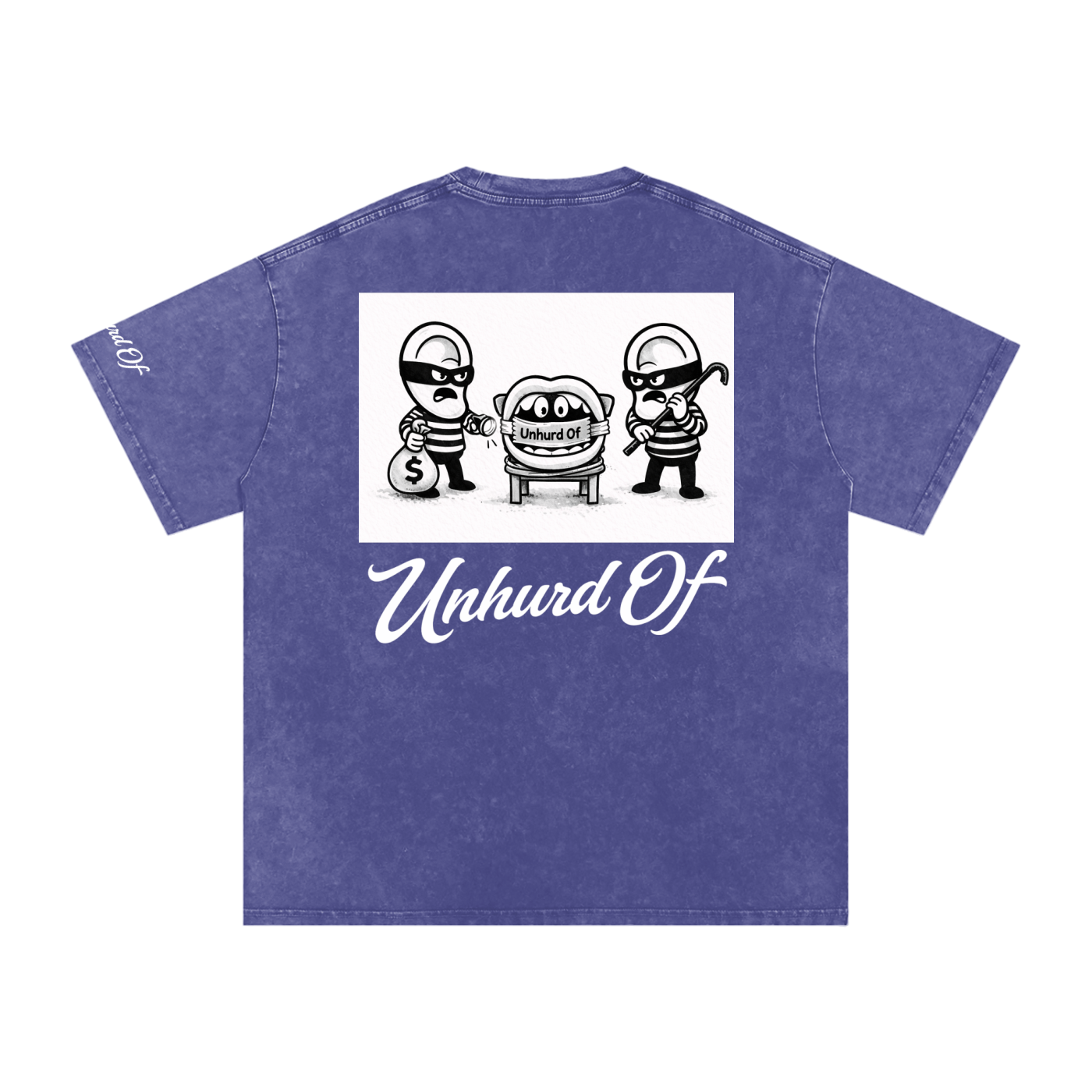 Unhurd Of Heist Tee – Black Wash