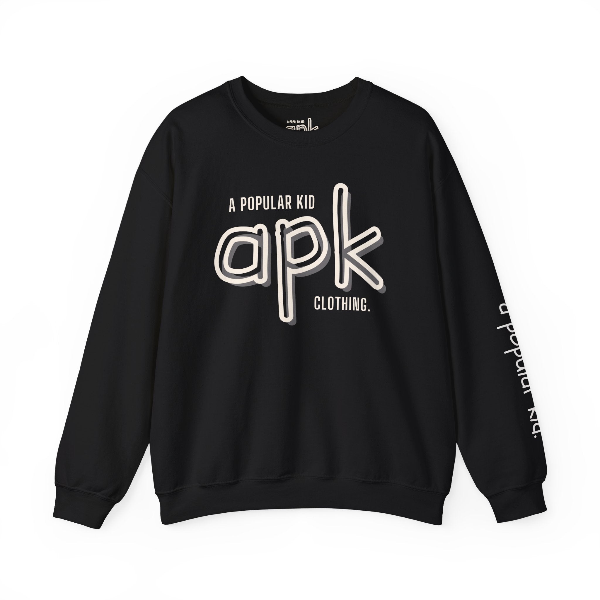 APK Clothing Crewneck Sweatshirt — "A Popular Kid" Graphic Pullover