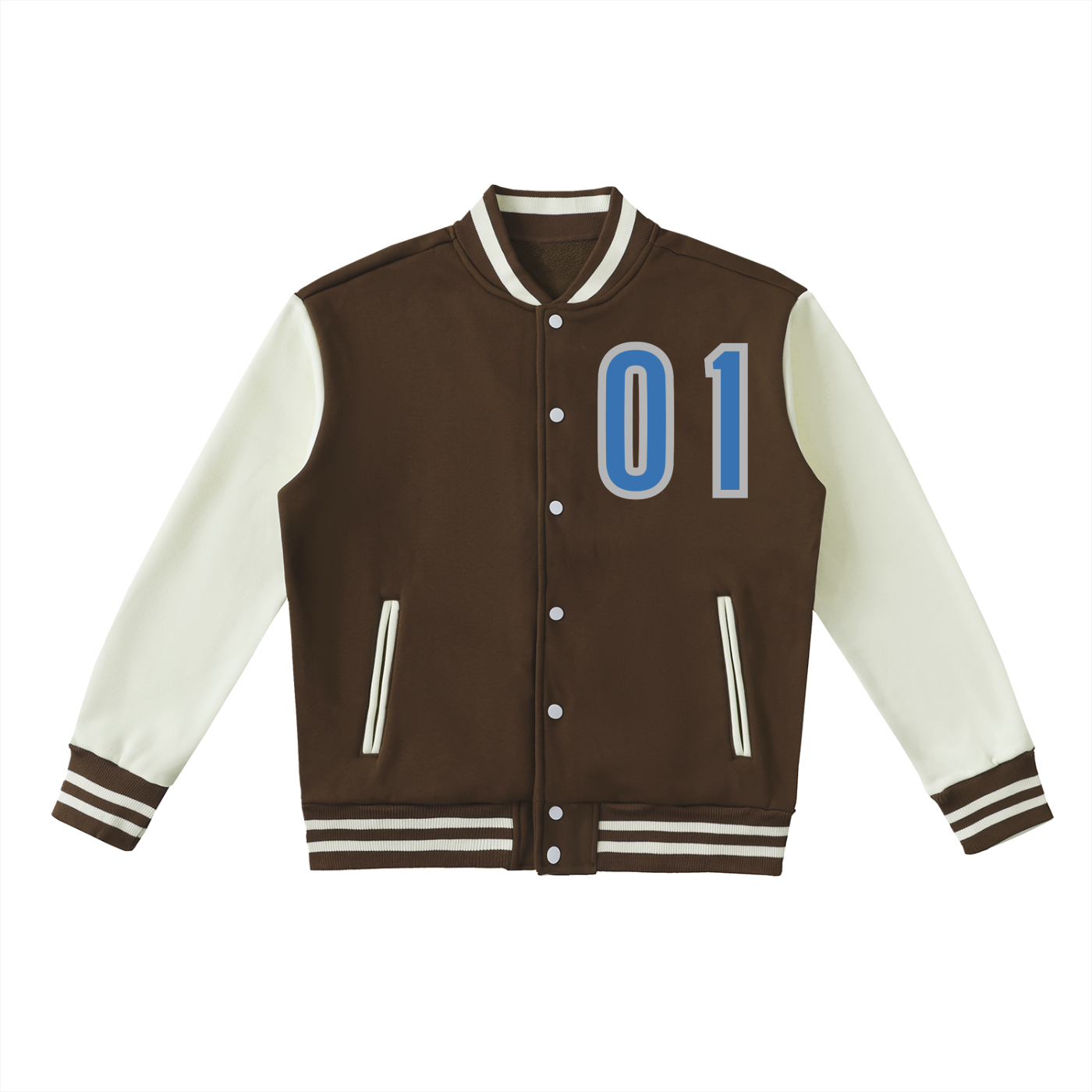 Indiffermental Fleeced Varsity Jacket 'Mental Clarity'