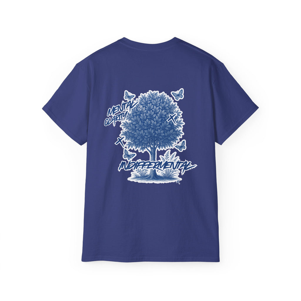 Indiffermental 'Mental Different' Graphic Tee — Tree & Logo Streetwear T‑Shirt
