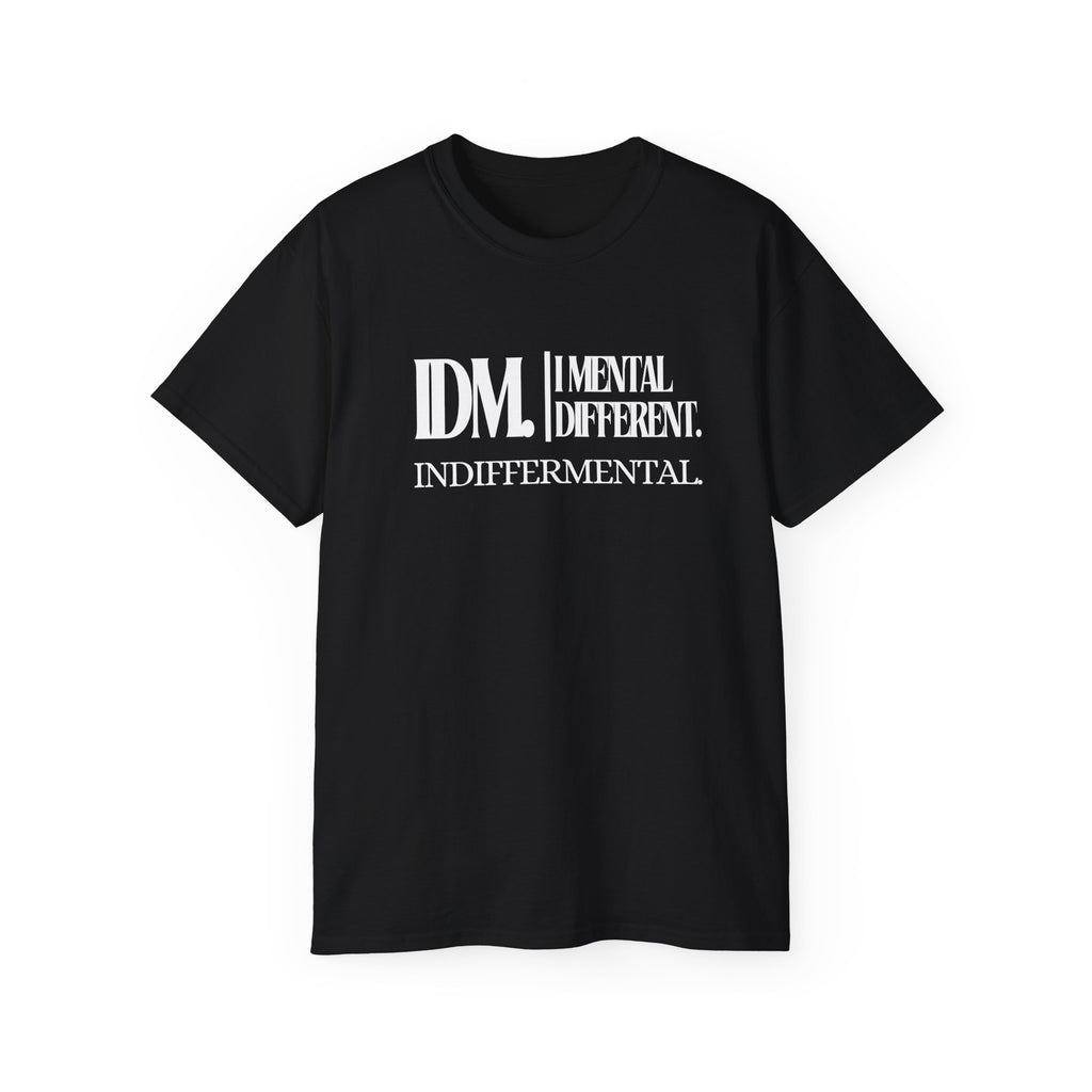 Indiffermental 'Mental Different' Graphic Tee — Tree & Logo Streetwear T‑Shirt
