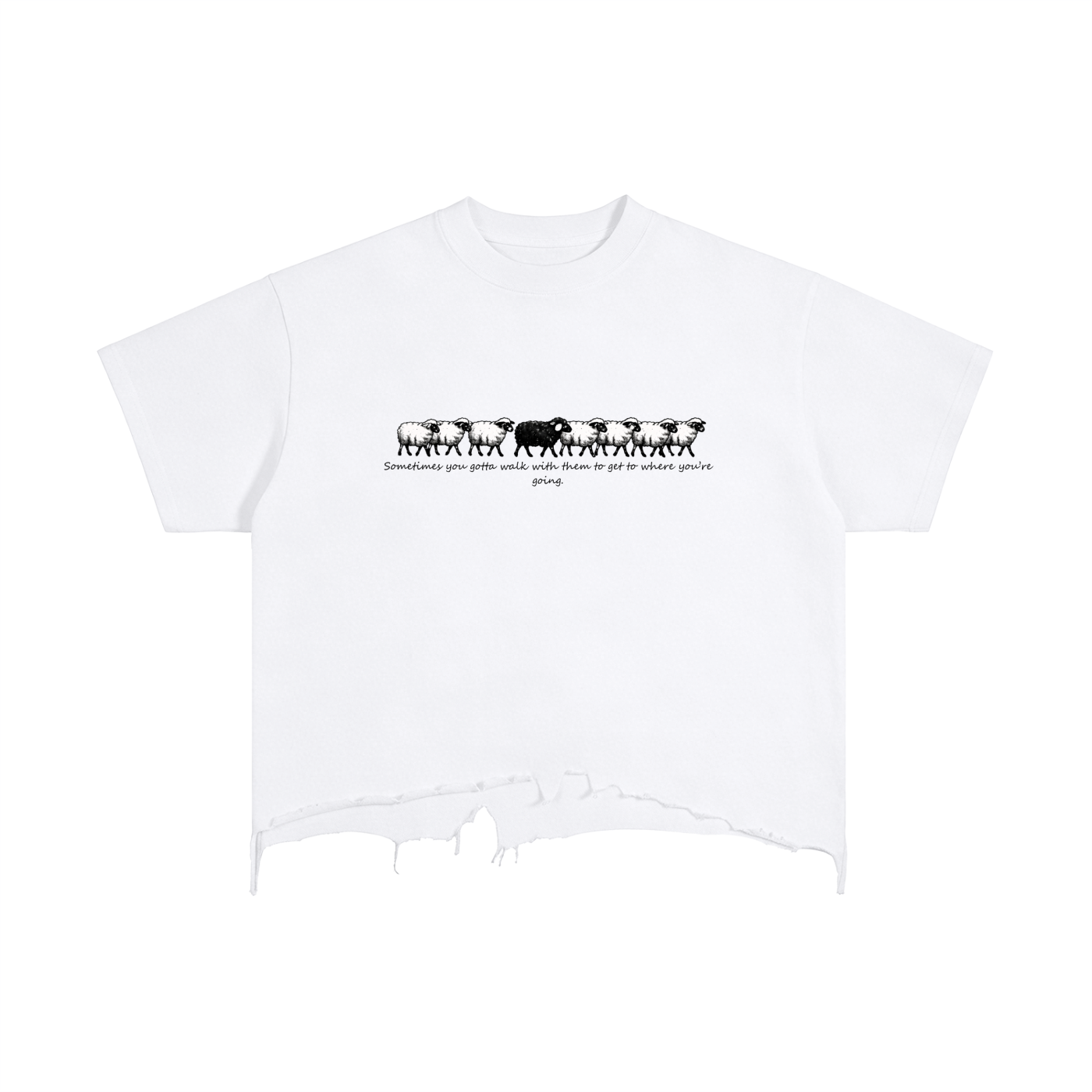 Walk With Them Vintage Wash T-Shirt