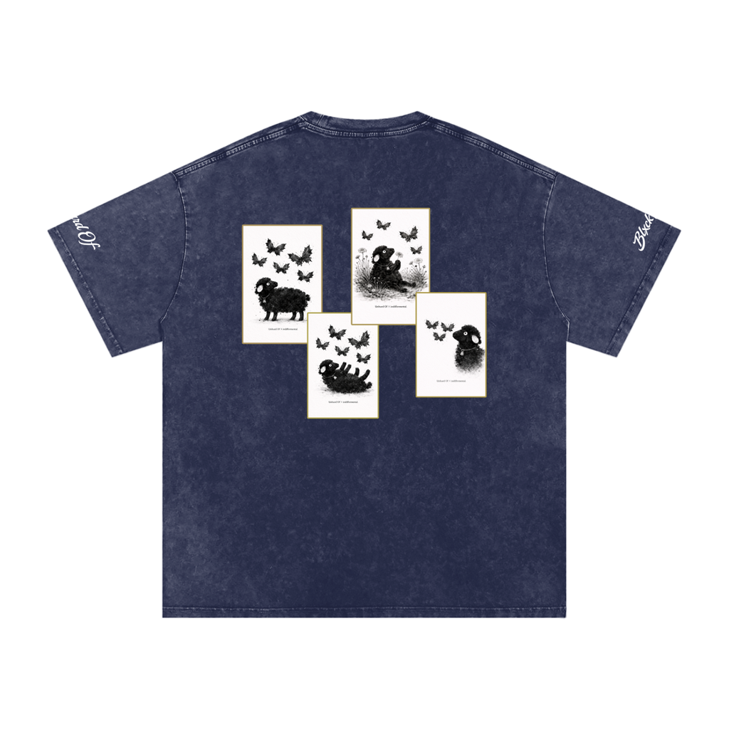 Unhurd Of Black Sheep Archive Tee – Black Wash