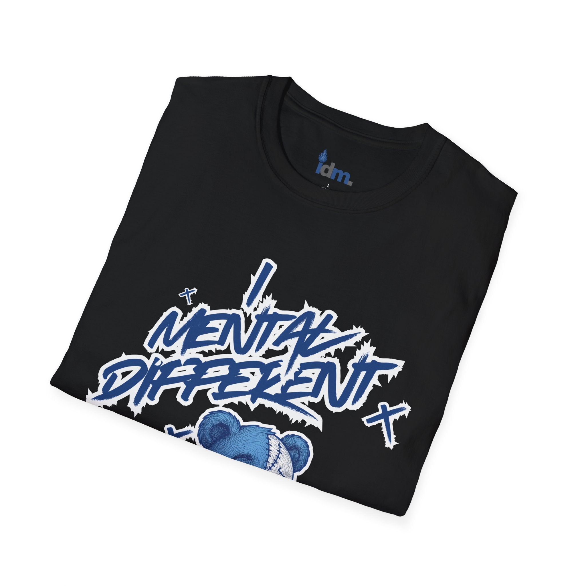 Mental Different T-Shirt — Blue Bear Awareness Graphic Tee