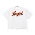 Freeful White Distressed Tee