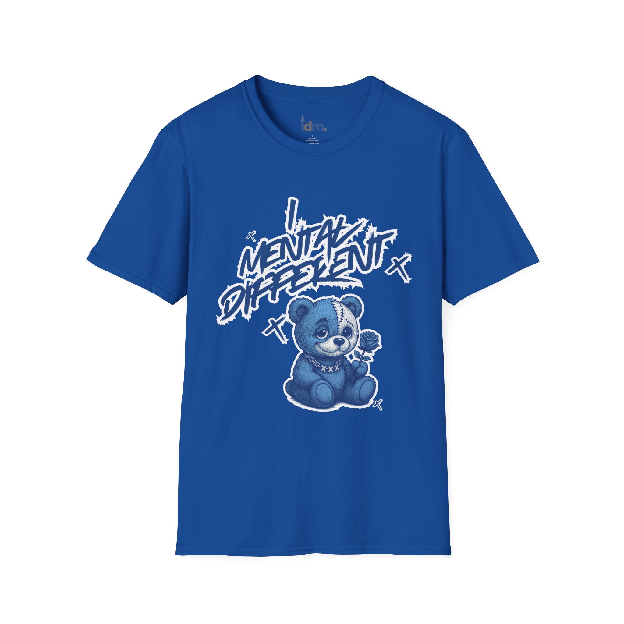 Mental Different T-Shirt — Blue Bear Awareness Graphic Tee