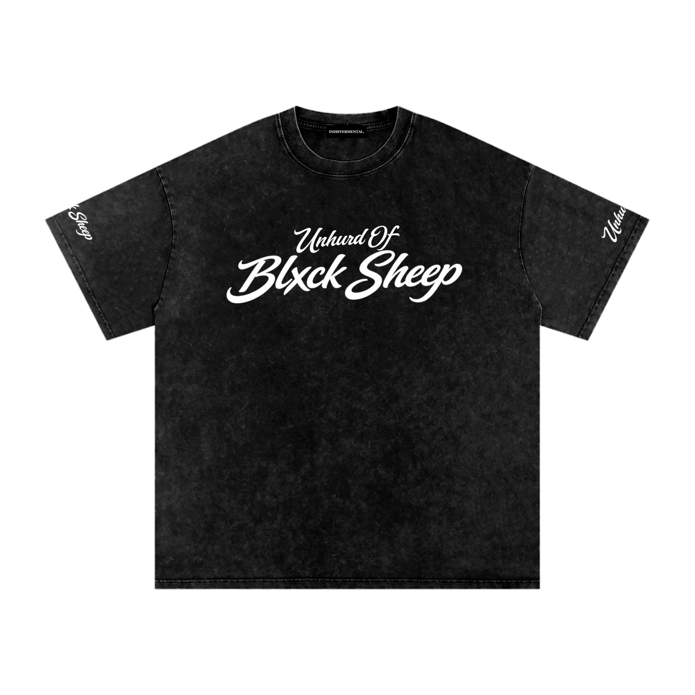 Unhurd Of Black Sheep Archive Tee – Black Wash