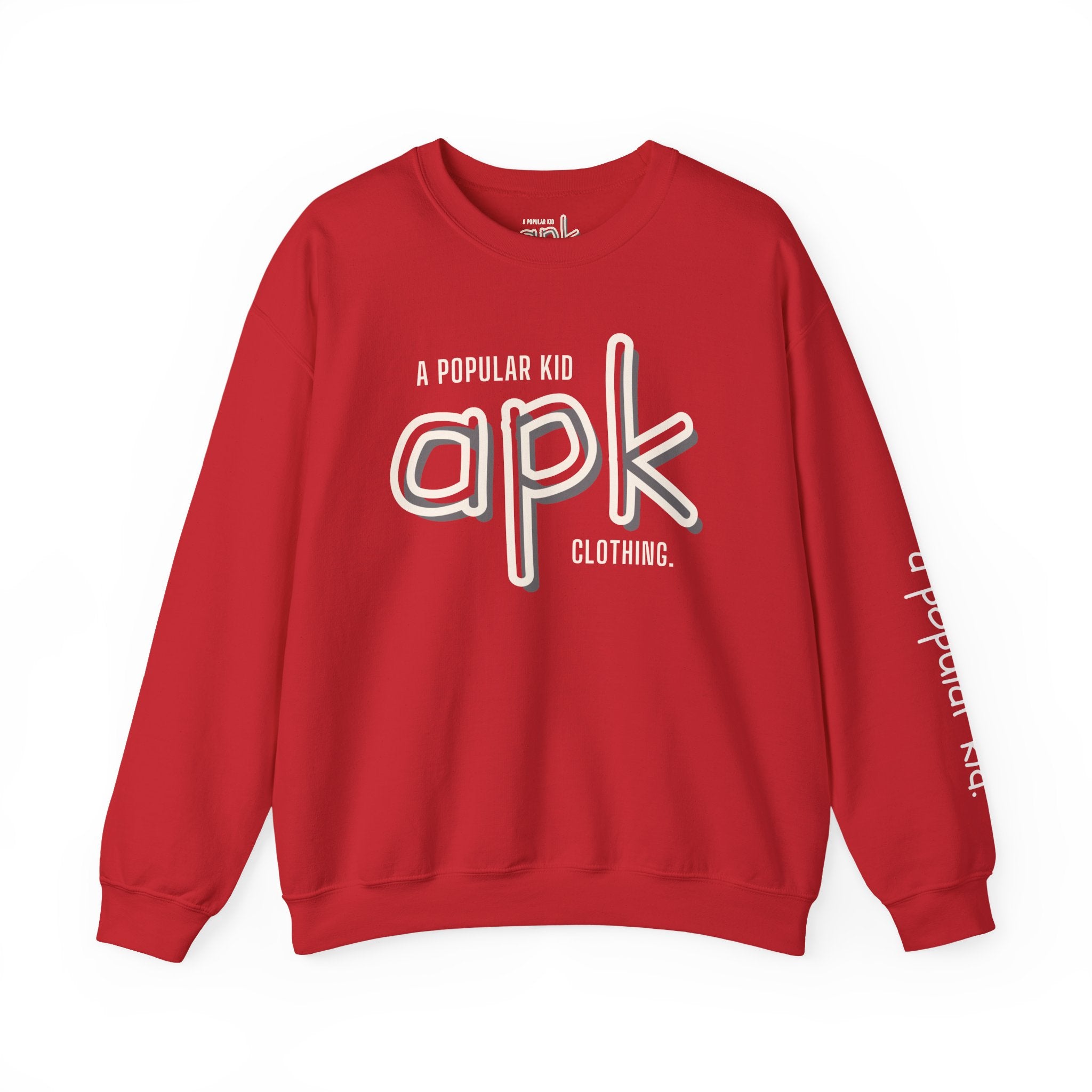 APK Clothing Crewneck Sweatshirt — "A Popular Kid" Graphic Pullover
