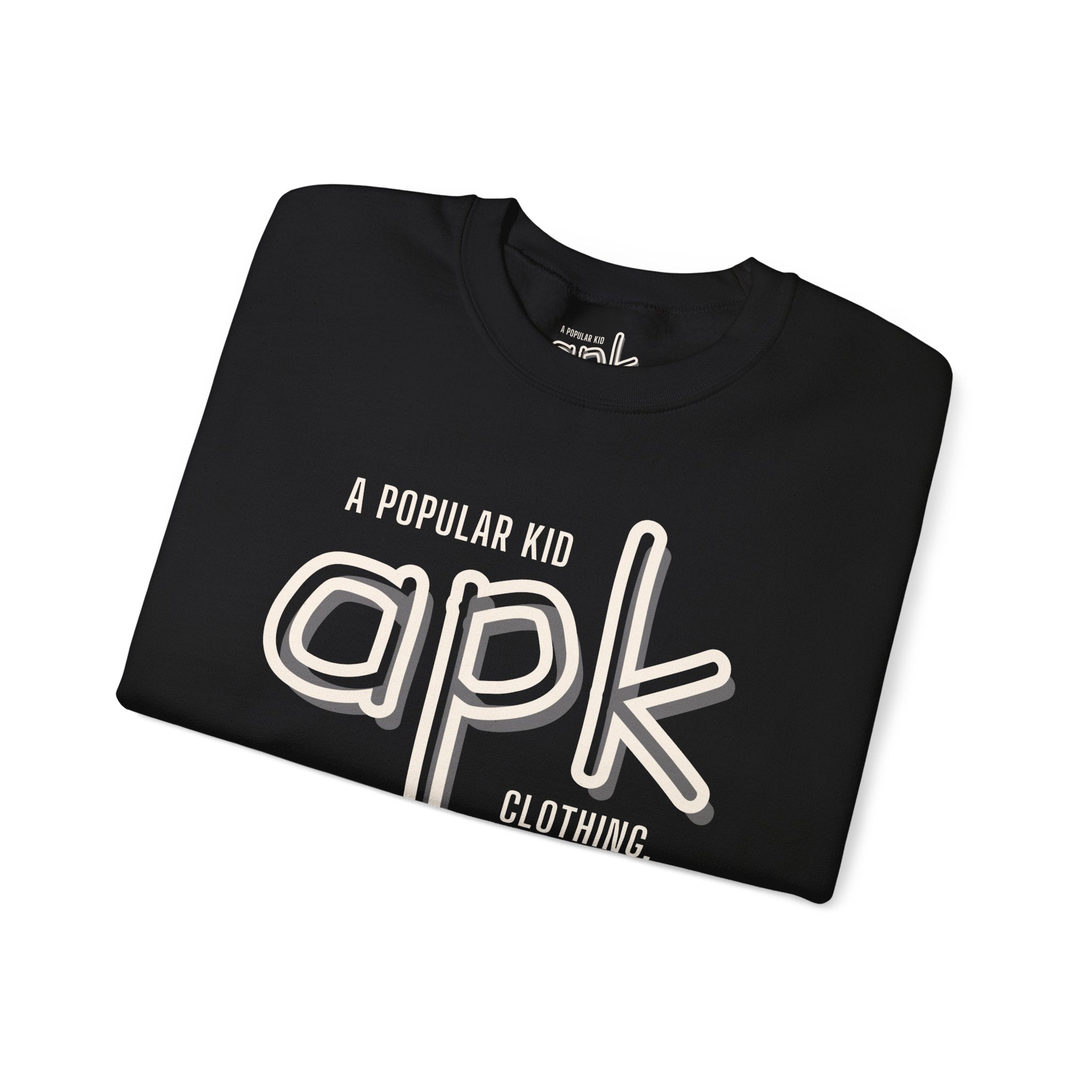 APK Clothing Crewneck Sweatshirt — "A Popular Kid" Graphic Pullover