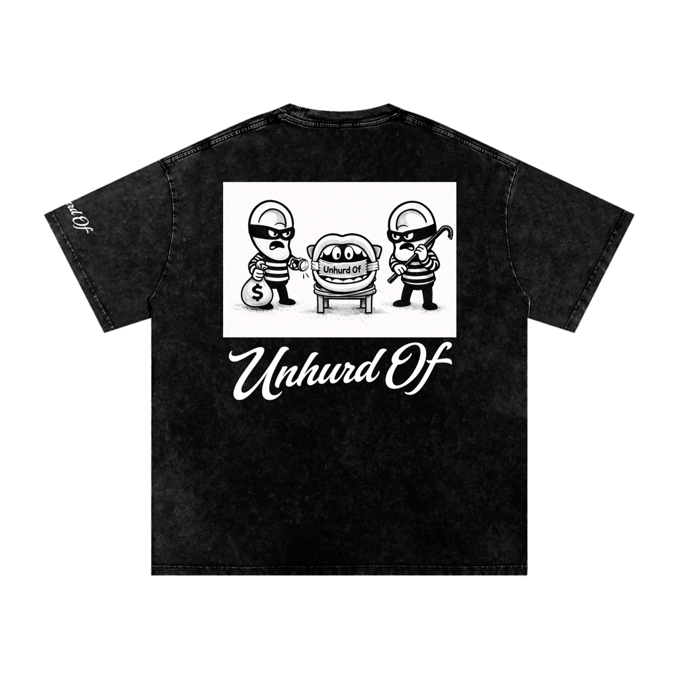 Unhurd Of Heist Tee – Black Wash