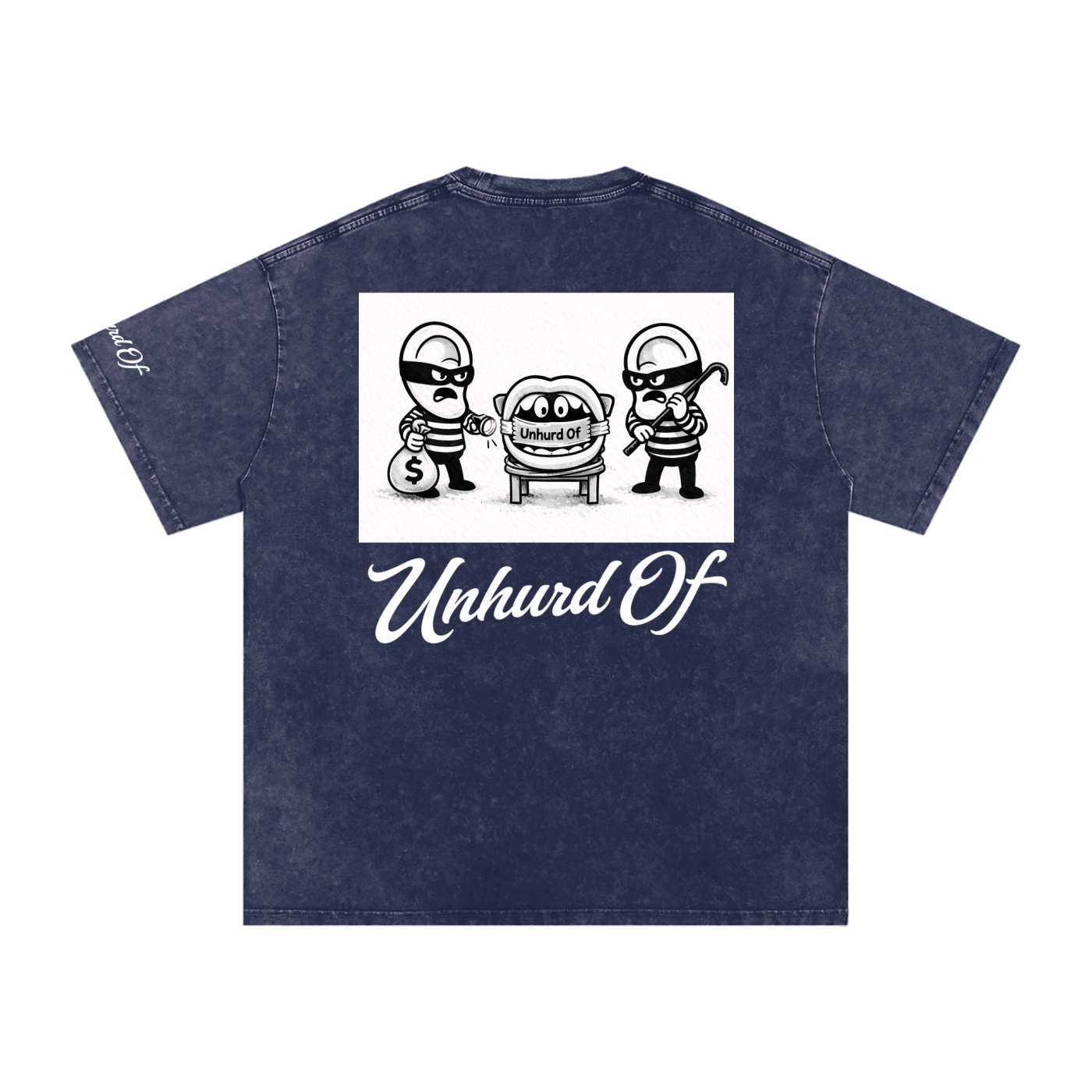 Unhurd Of Heist Tee – Black Wash