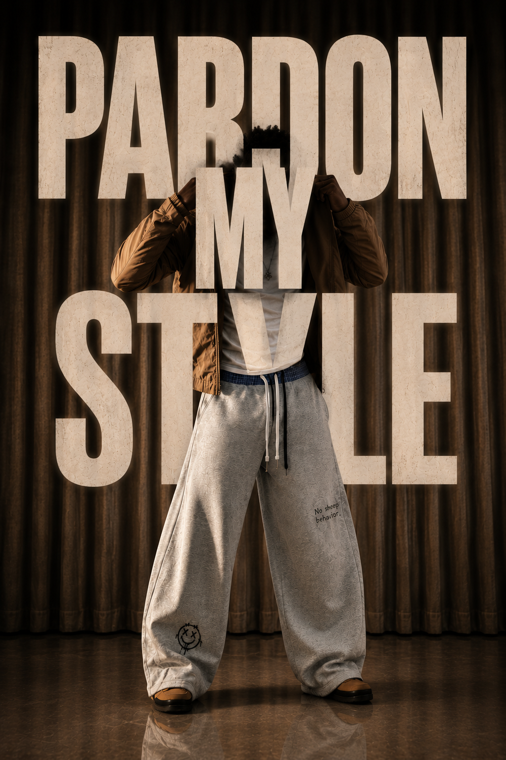 No Sheep Behavior Barrel Sweatpants