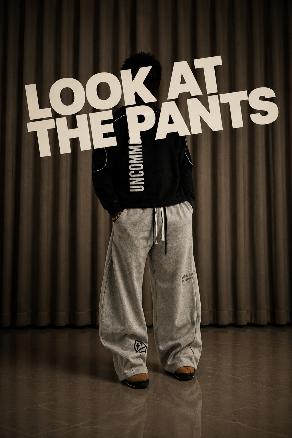 No Sheep Behavior Barrel Sweatpants