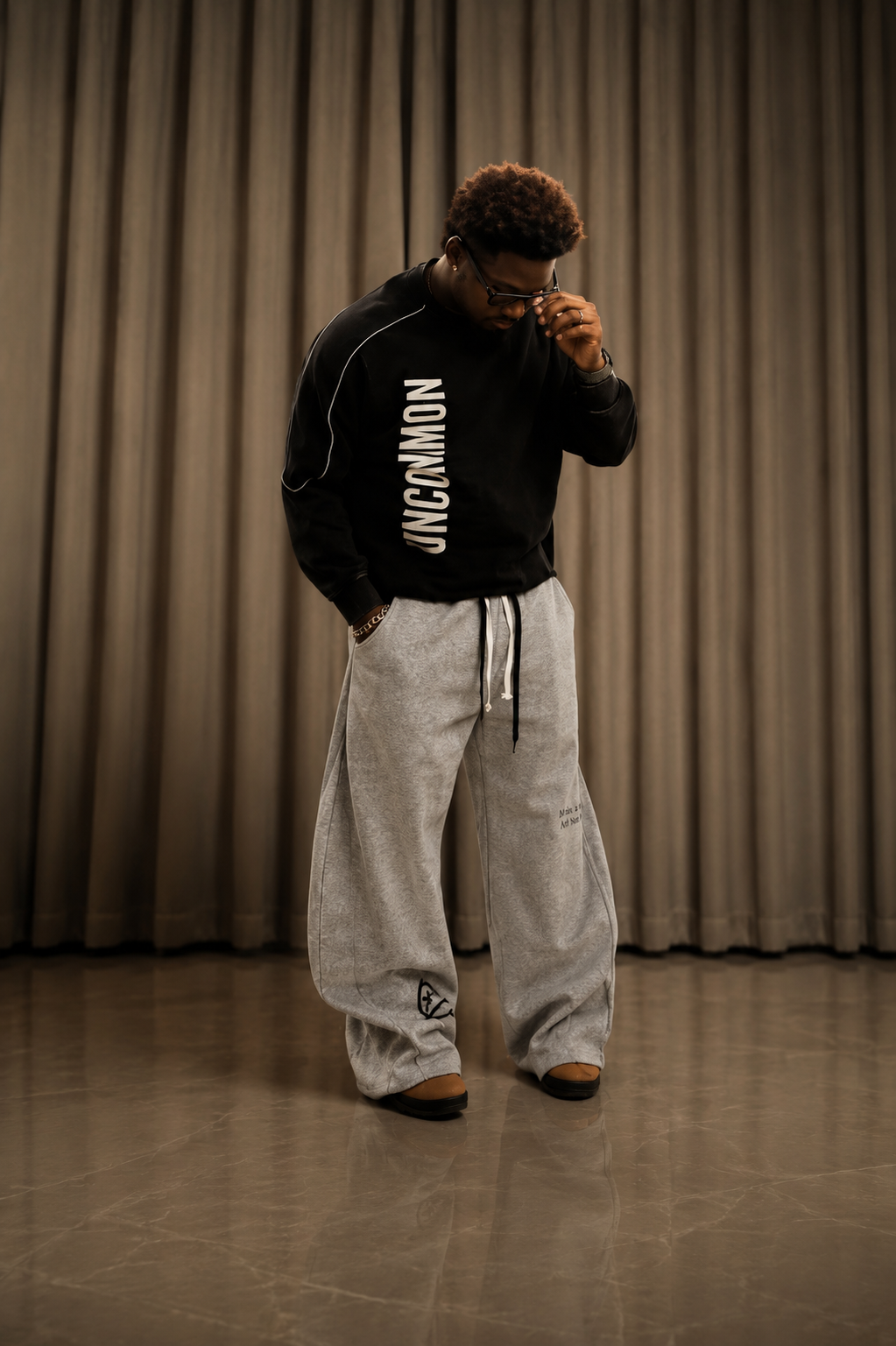 No Sheep Behavior Barrel Sweatpants