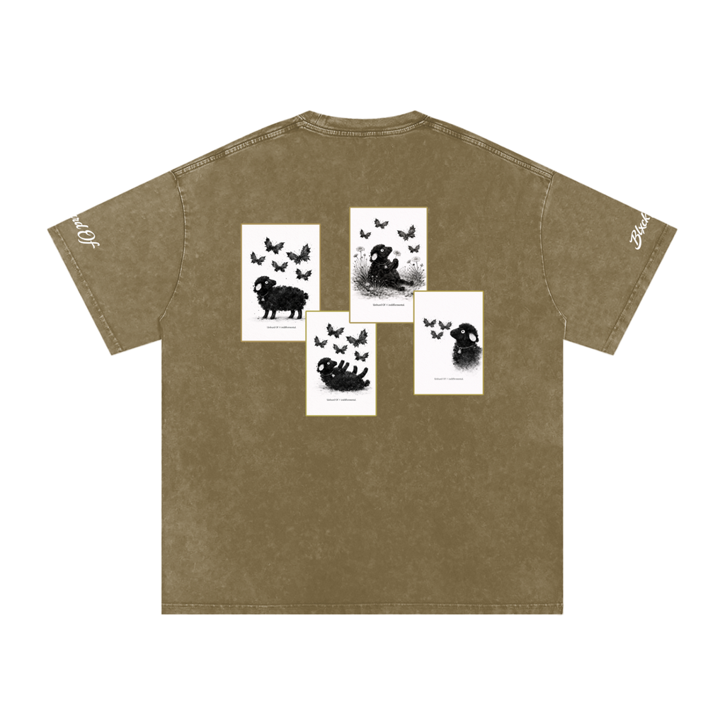 Unhurd Of Black Sheep Archive Tee – Black Wash