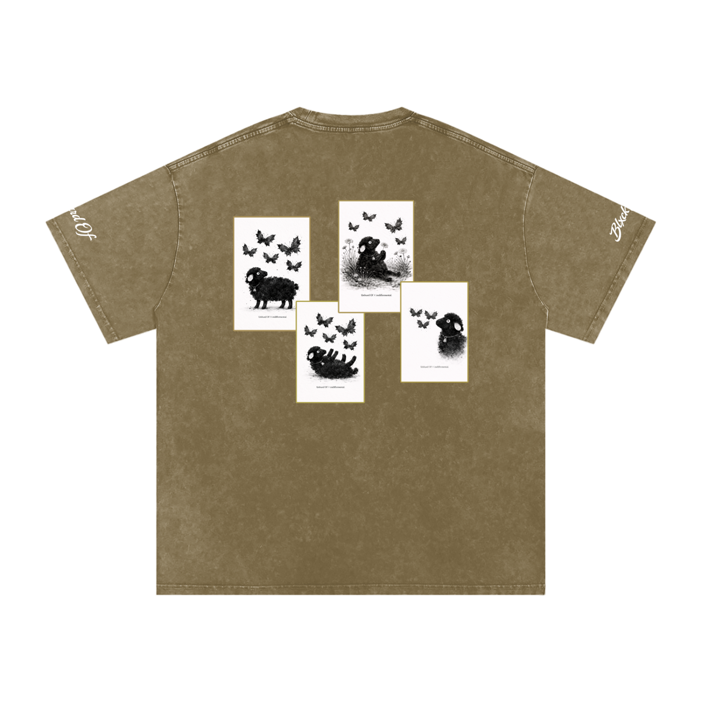 Unhurd Of Black Sheep Archive Tee – Black Wash