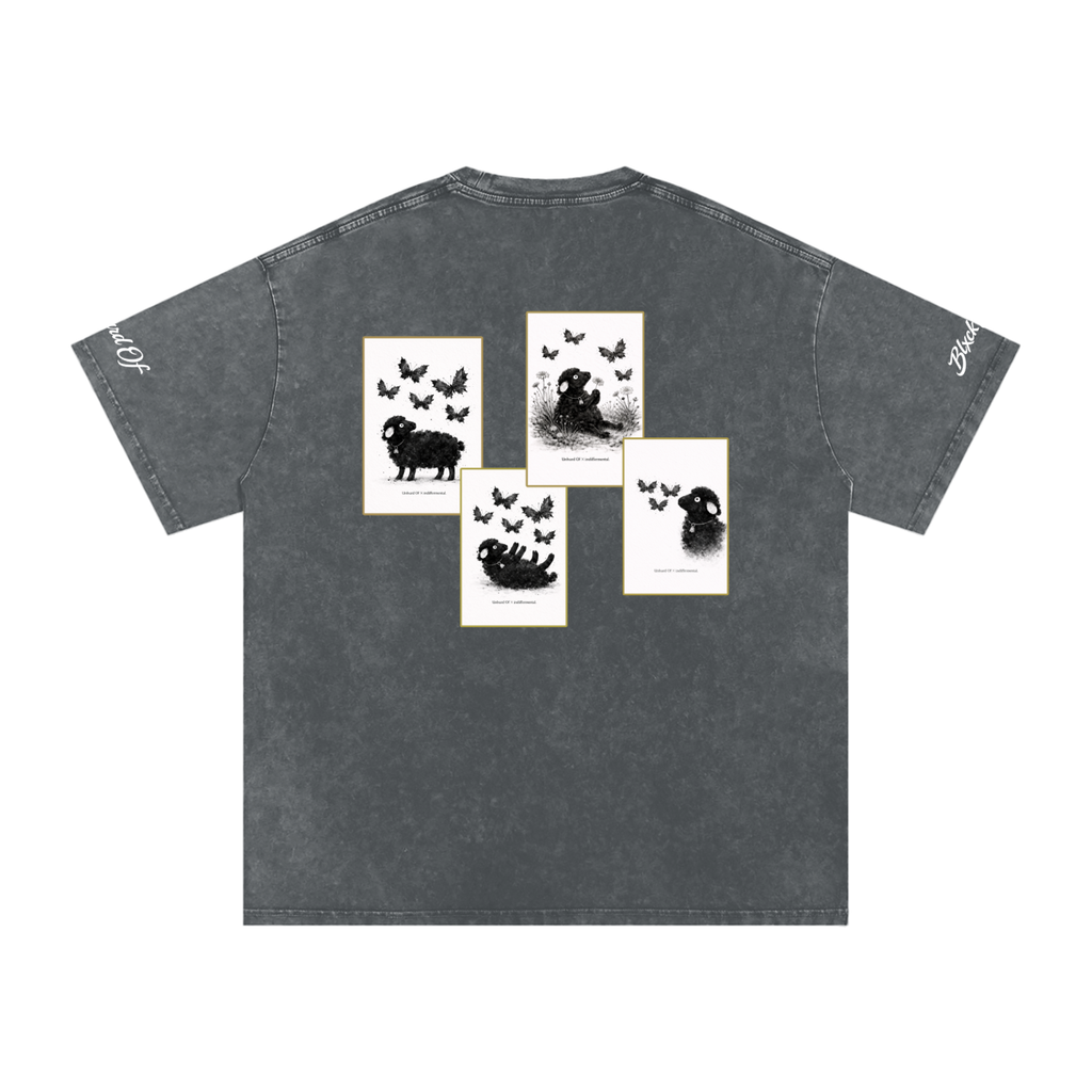 Unhurd Of Black Sheep Archive Tee – Black Wash