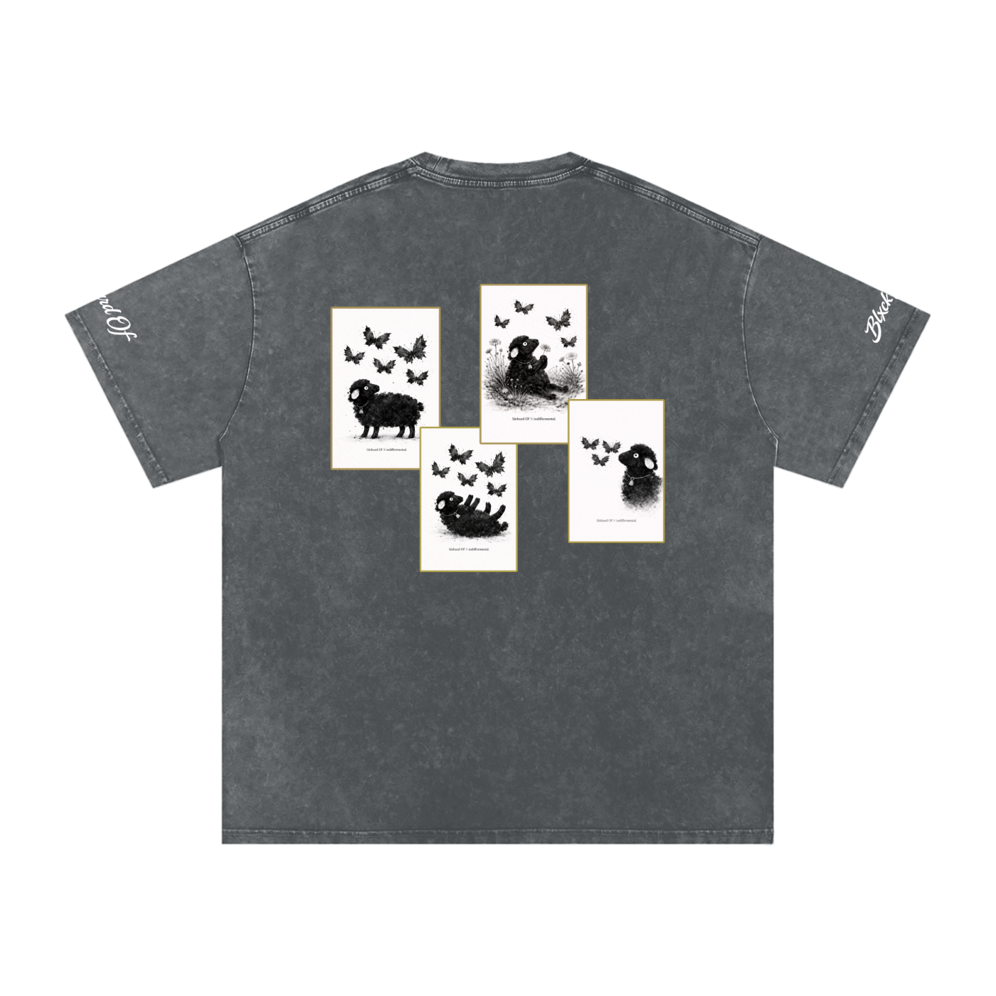 Unhurd Of Black Sheep Archive Tee – Black Wash