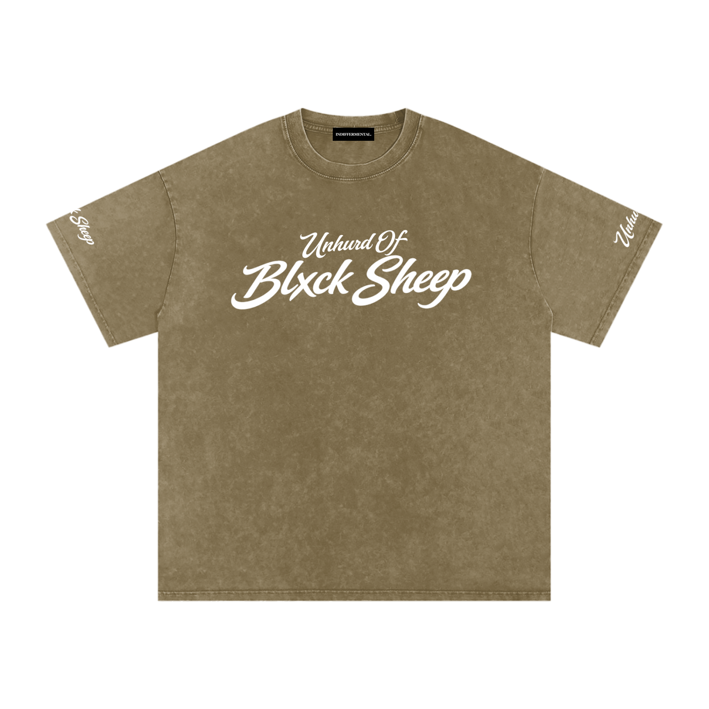 Unhurd Of Black Sheep Archive Tee – Black Wash