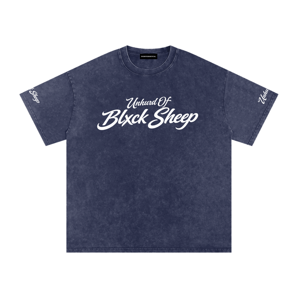 Unhurd Of Black Sheep Archive Tee – Black Wash