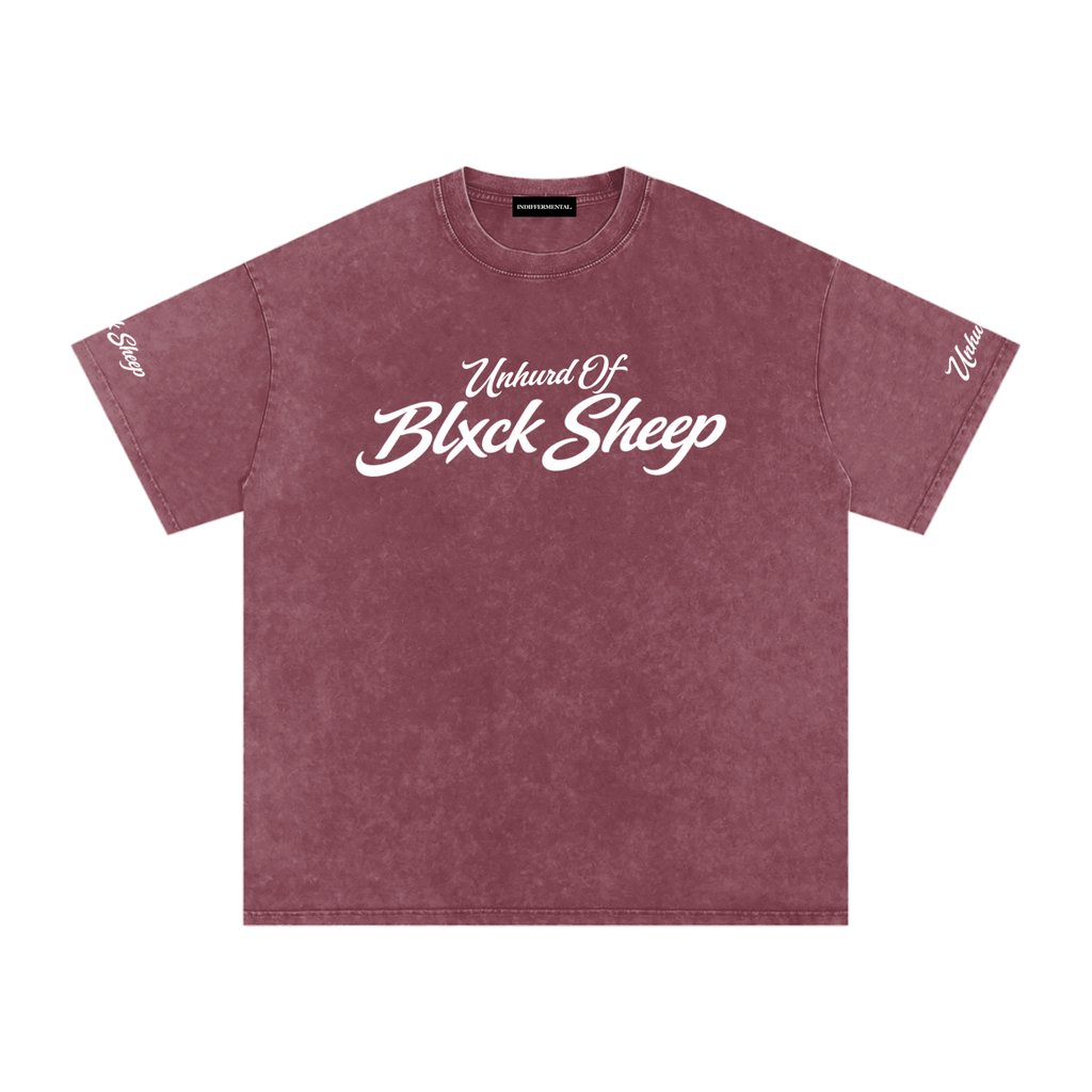 Unhurd Of Black Sheep Archive Tee – Black Wash