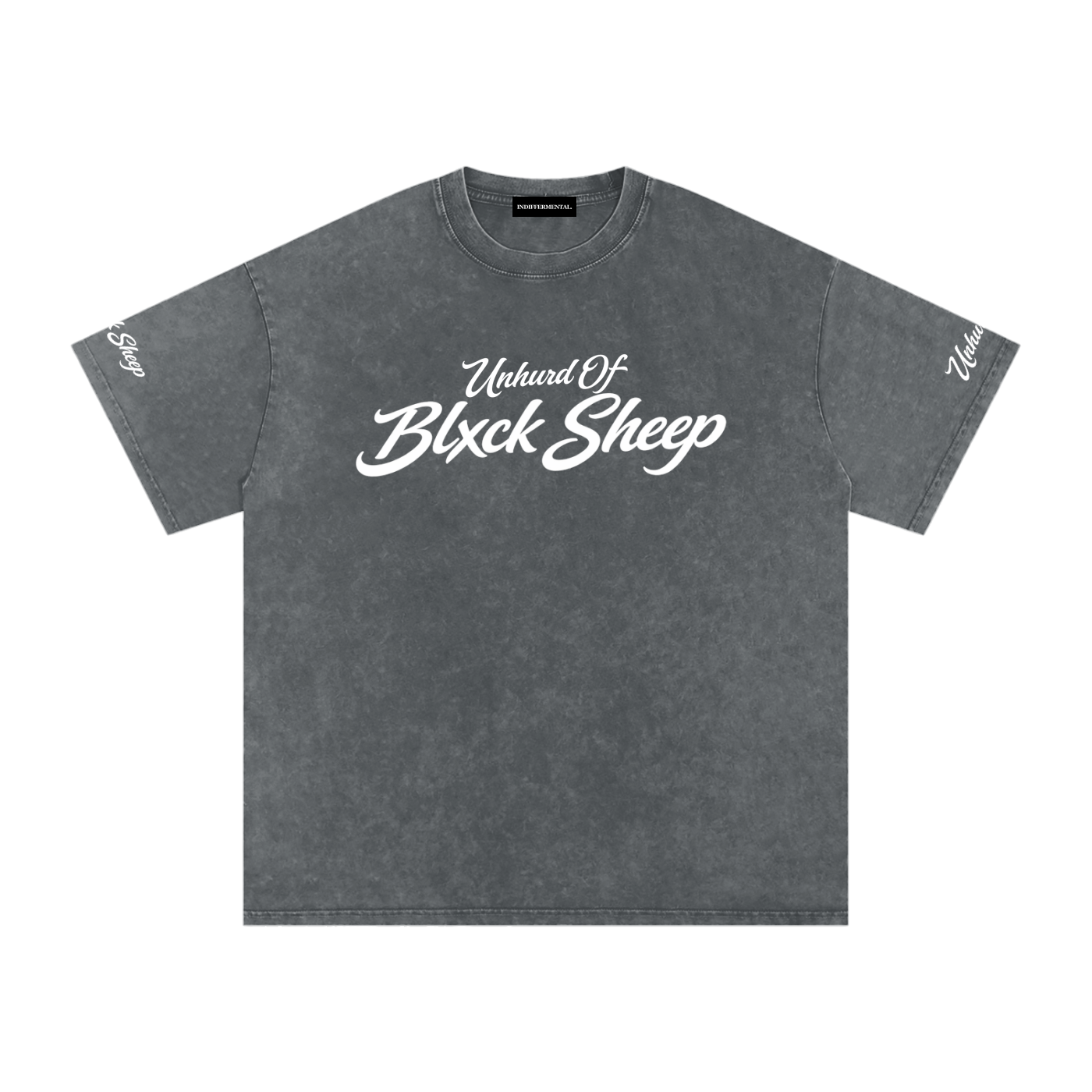 Unhurd Of Black Sheep Archive Tee – Black Wash