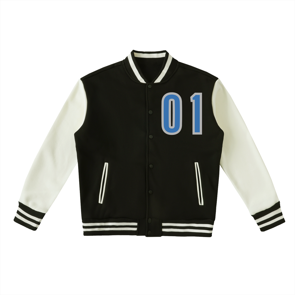 Indiffermental Fleeced Varsity Jacket 'Mental Clarity'