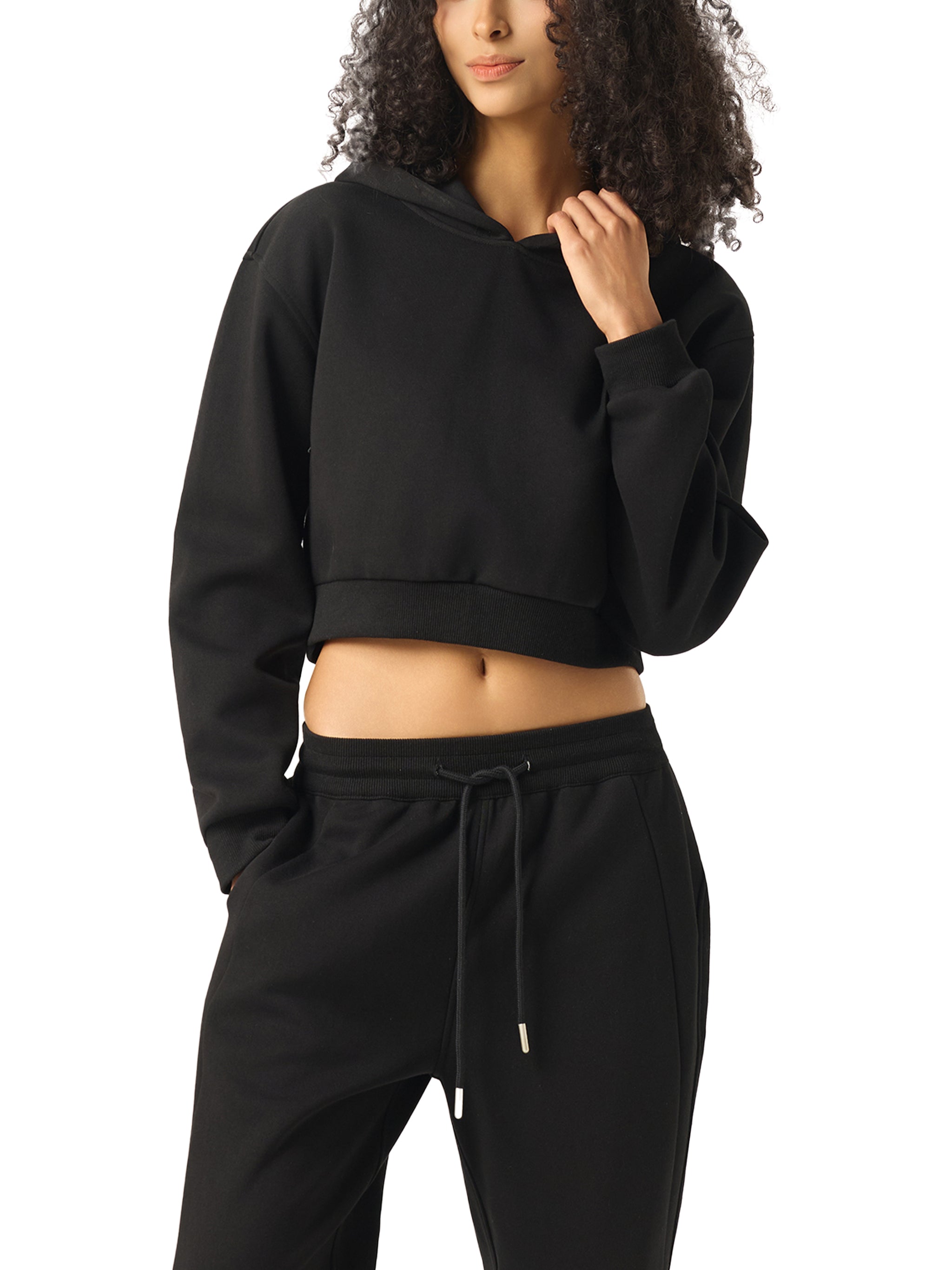 Indiffermental Women's Cropped Hoodie