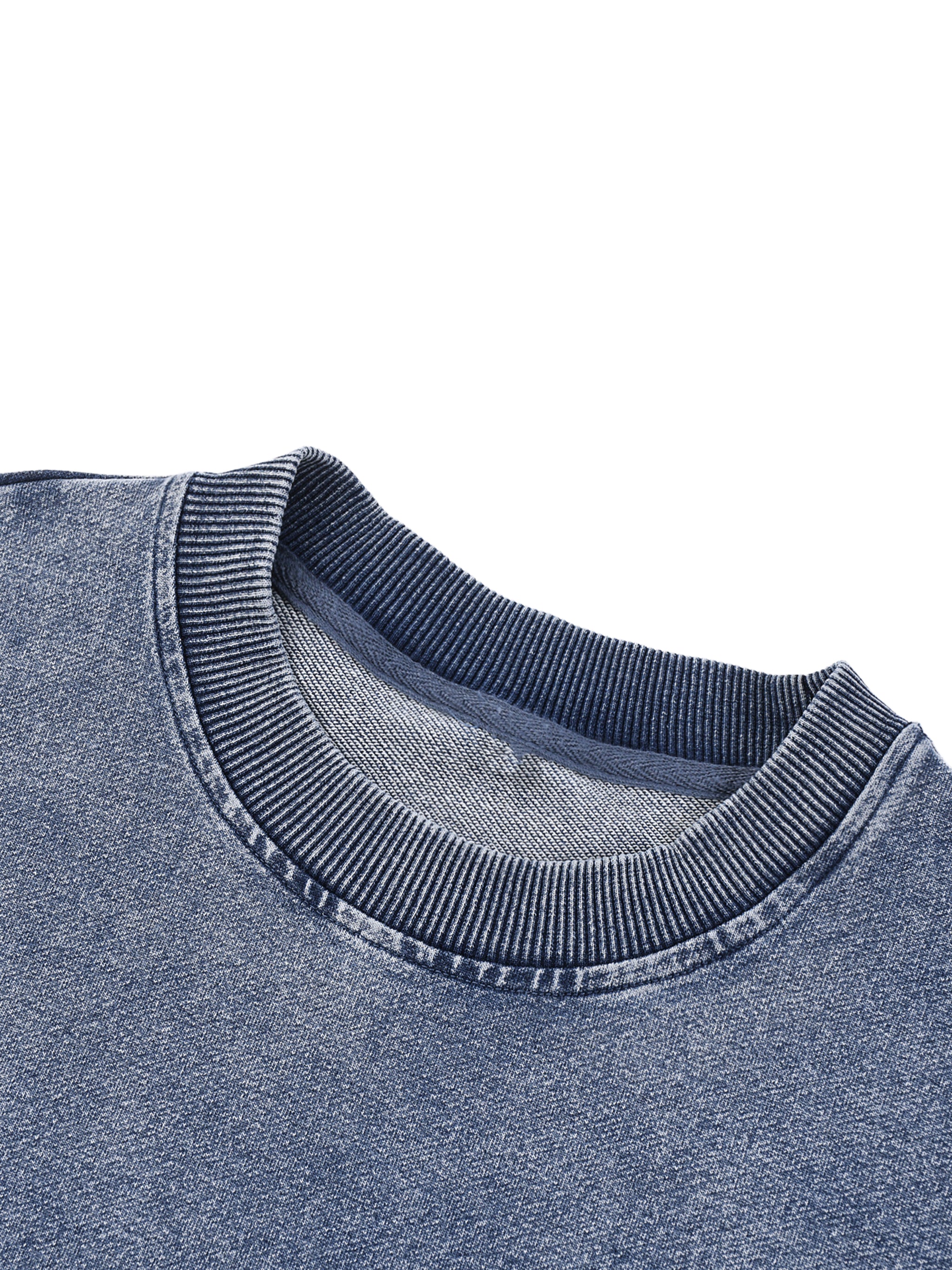 'Uncommon' Snow Wash Oversized Crewneck Sweatshirt